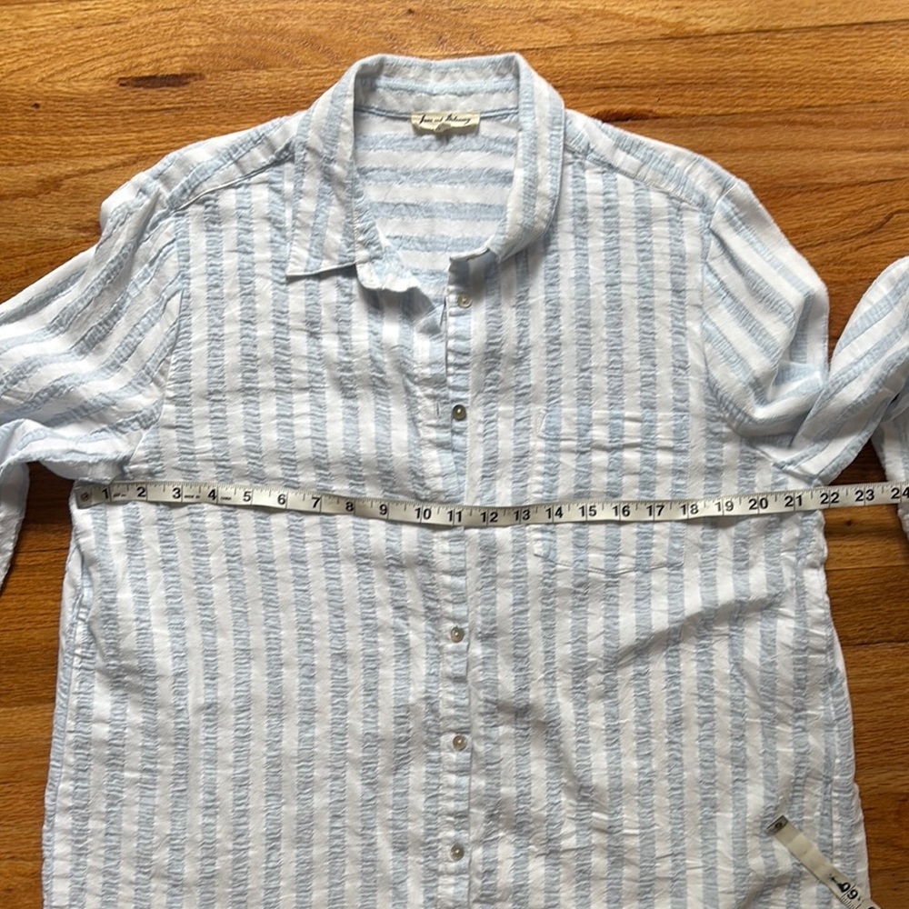 Jane and Delancey Shirt Women’s Nautical Cotton Coastal - Picture 6 of 9
